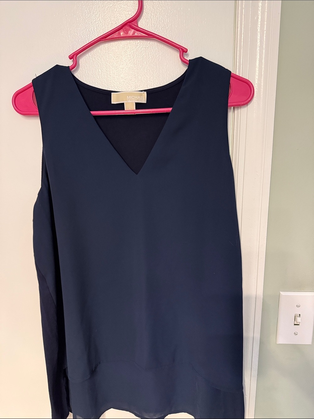 MICHAEL Michael Kors Navy V-Neck Sleeveless Camisole